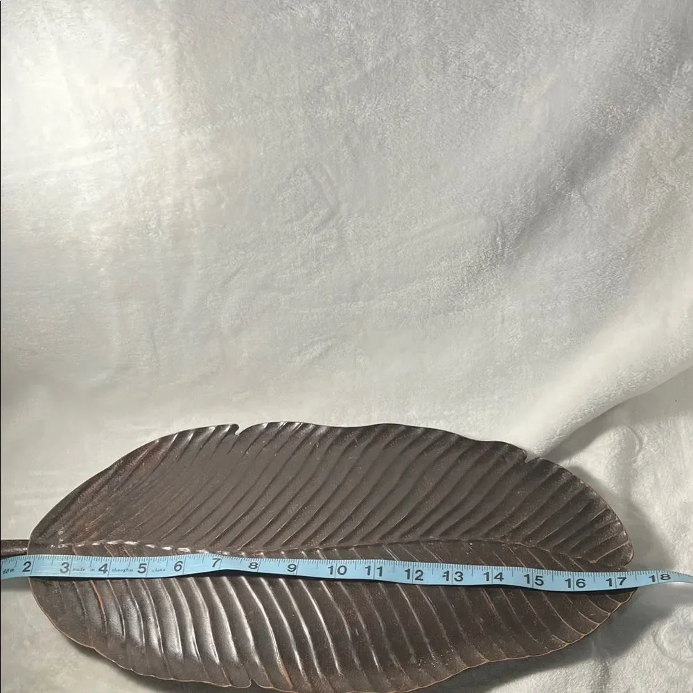 PartyLite Retired Island Escape Banana Leaf Tray